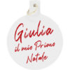 Decorazione in cartone con frase personalizzata